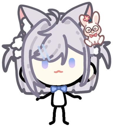 小小霖的猫耳看板娘形象